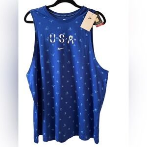 NWT  Nike Women TEAM USA Olympic Graphic Tank Size XL